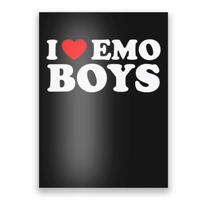 I Love Emo I Heart Emo E E GF Poster