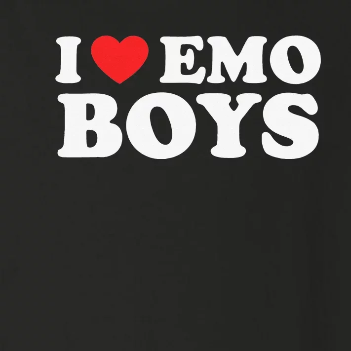 I Love Emo I Heart Emo E E GF Toddler Long Sleeve Shirt