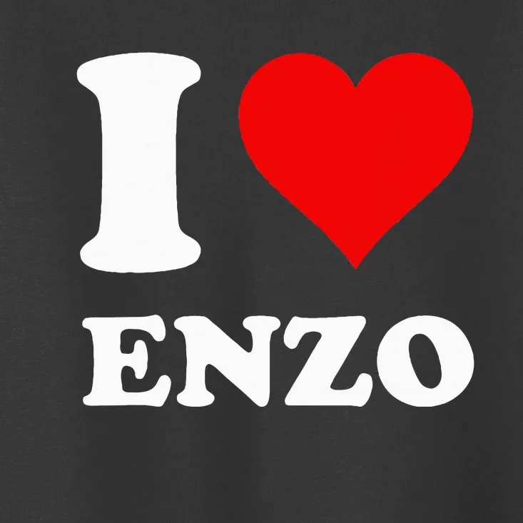 I Love Enzo Toddler T-Shirt