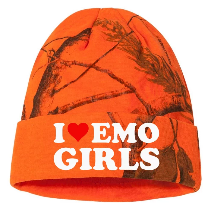 I Love Emo Girl Kati - 12in Camo Beanie