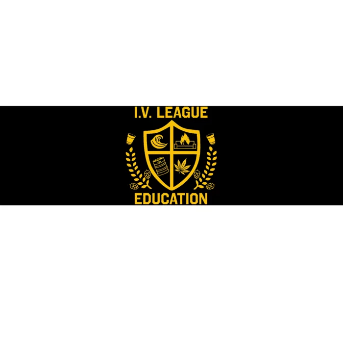 Iv League Education I Partied In Isla Vista Bumper Sticker