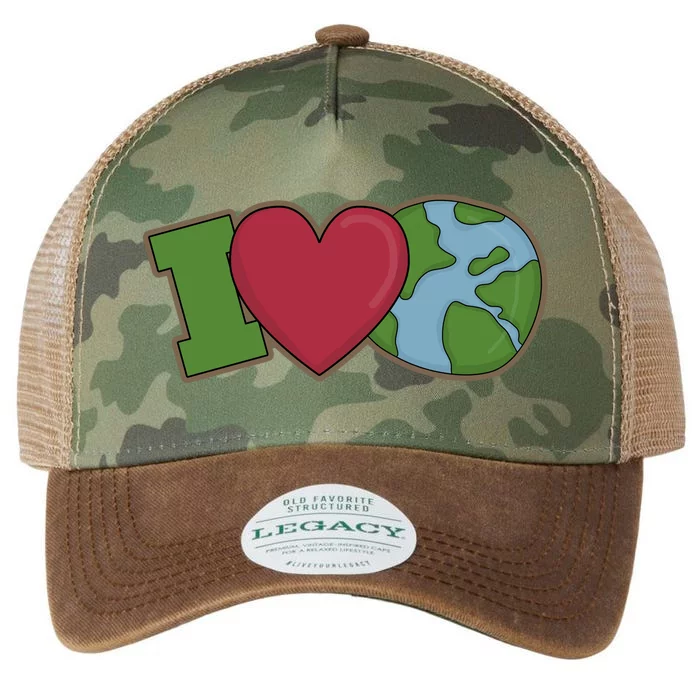 I Love Earth Nature Legacy Tie Dye Trucker Hat