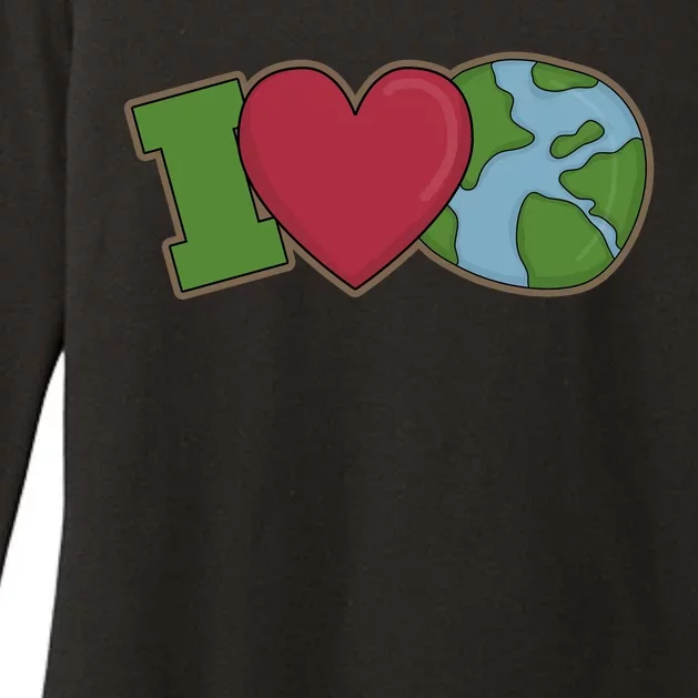 I Love Earth Nature Womens CVC Long Sleeve Shirt