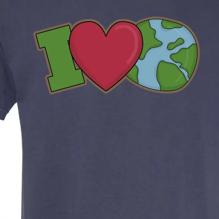 I Love Earth Nature Garment-Dyed Heavyweight T-Shirt