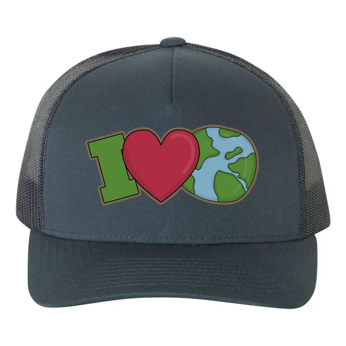 I Love Earth Nature Yupoong Adult 5-Panel Trucker Hat