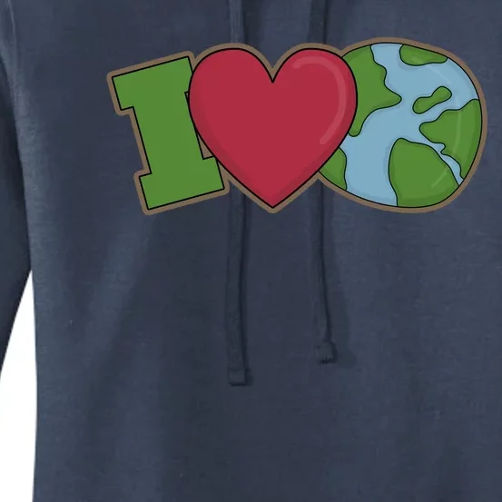 I Love Earth Nature Women's Pullover Hoodie