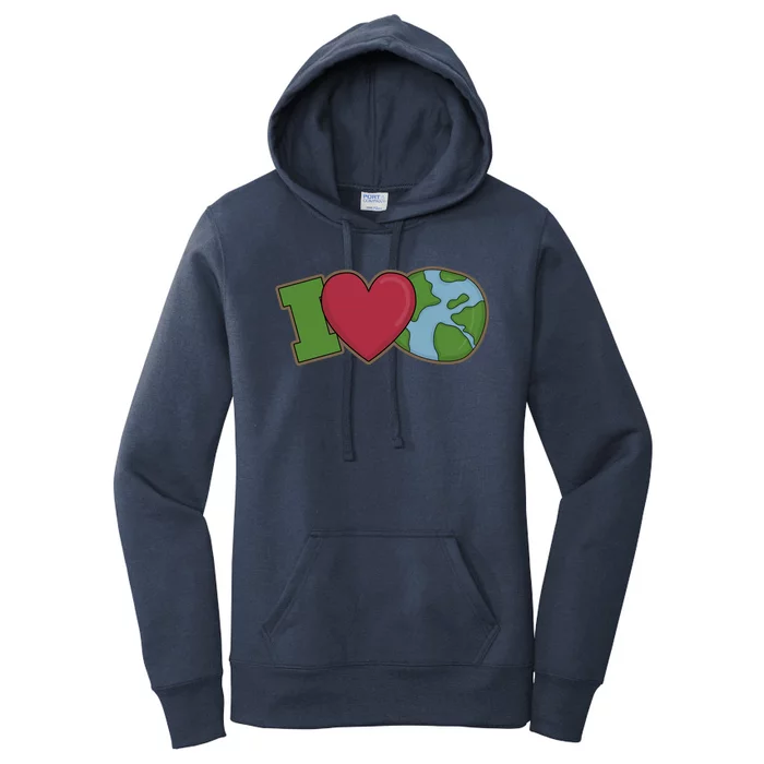 I Love Earth Nature Women's Pullover Hoodie