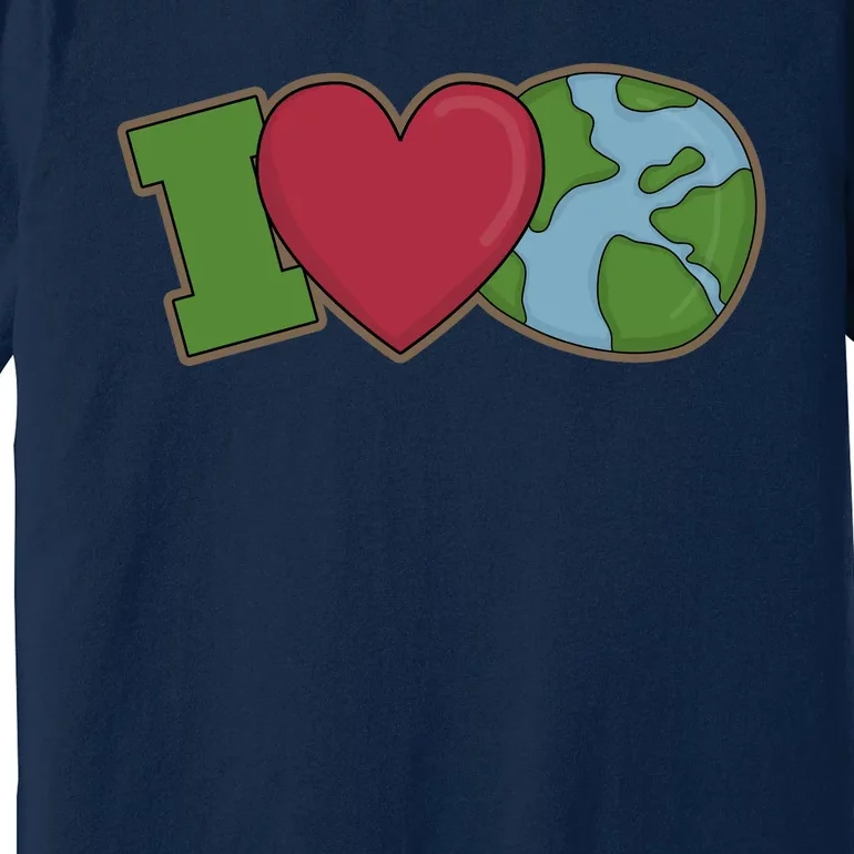 I Love Earth Nature Premium T-Shirt