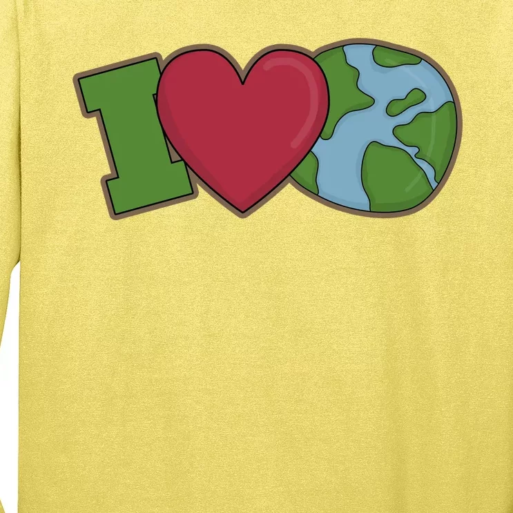 I Love Earth Nature Long Sleeve Shirt