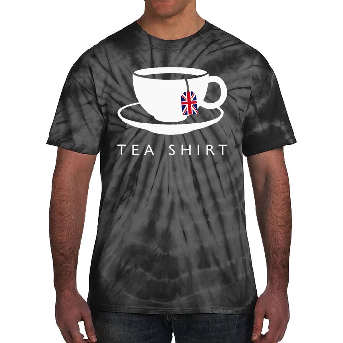 I Love English Tea Uk Flag Fun Novelty Souvenir Memorabilia Tie-Dye T-Shirt