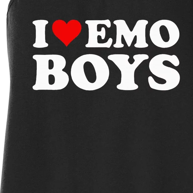 I Love Emo Women's Racerback Tank