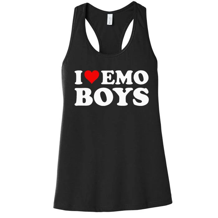 I Love Emo Women's Racerback Tank