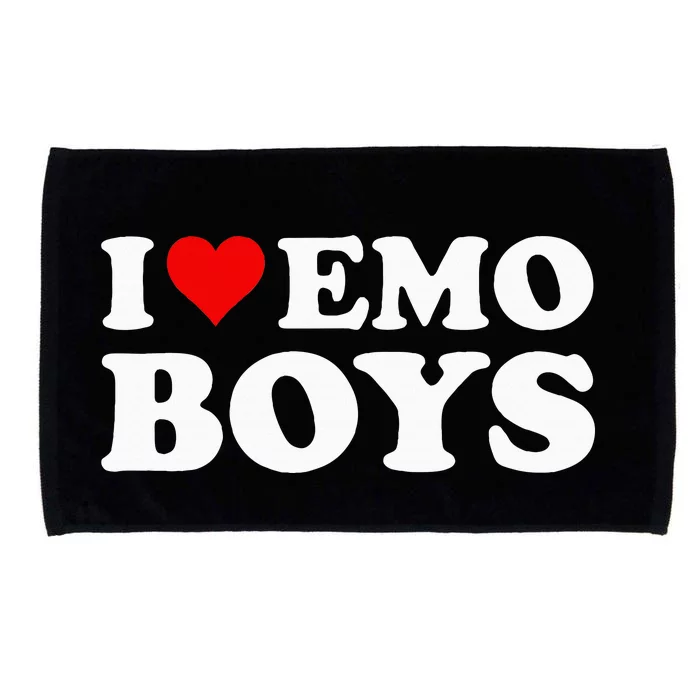 I Love Emo Microfiber Hand Towel