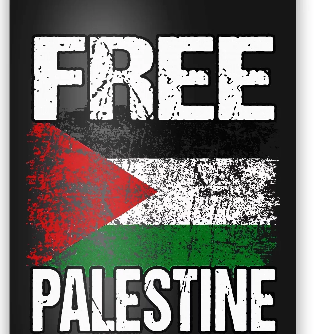 I Love Free Palestine Flag Save Gaza Strip Palestinian Poster ...