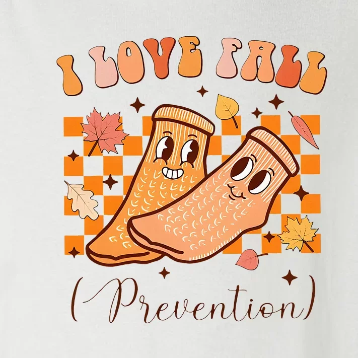 I Love Fall Prevention Fall Thanksgiving Nurse Fall Risk Toddler Long Sleeve Shirt