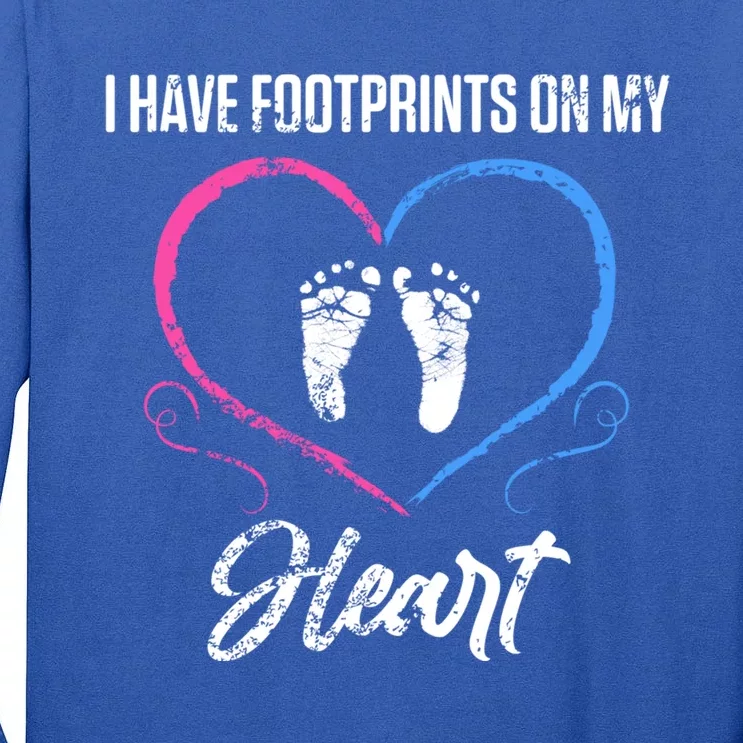 Infant Loss Foot Pregnancy Miscarriage Meaningful Gift Tall Long Sleeve T-Shirt