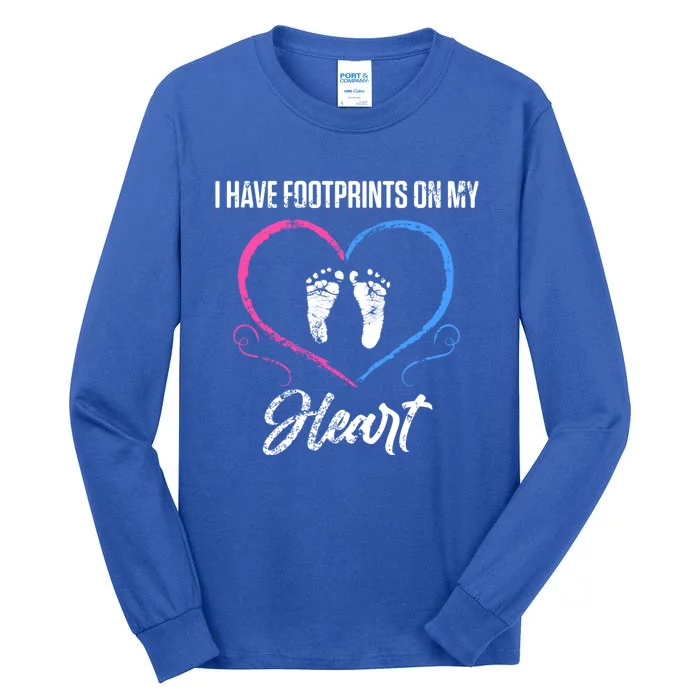 Infant Loss Foot Pregnancy Miscarriage Meaningful Gift Tall Long Sleeve T-Shirt