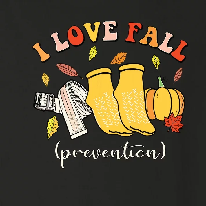 I Love Fall Prevention Autumn Nurse Physical Therapista Toddler Long Sleeve Shirt