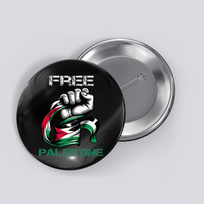 I Love Free Palestine Flag Save Gaza Strip Palestinian Button