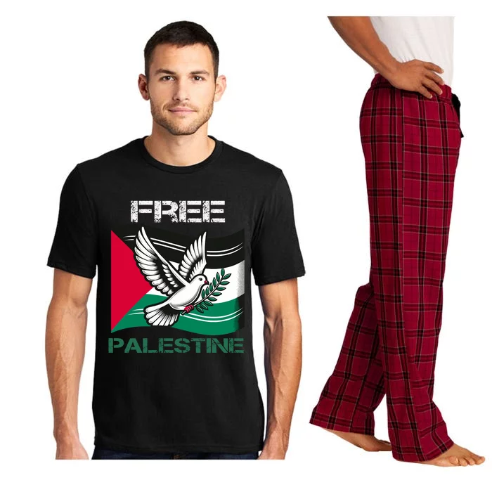 I Love Free Palestine Flag Save Gaza Strip Palestinian Pajama Set