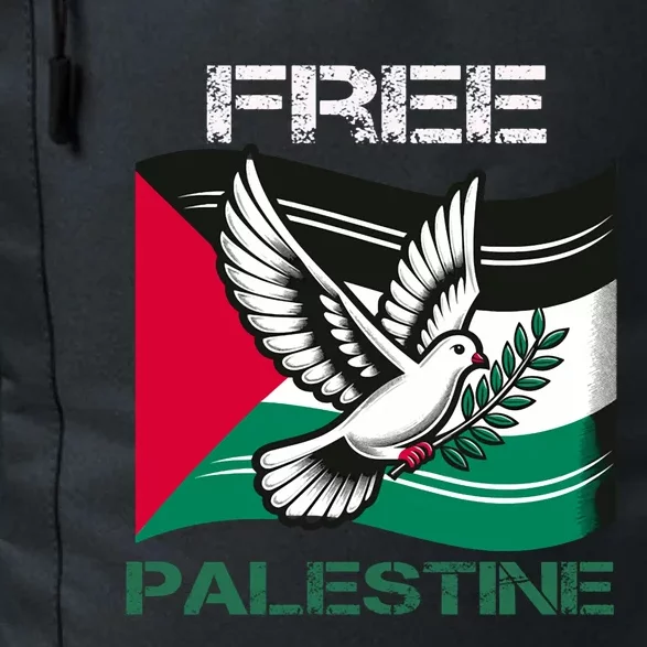 I Love Free Palestine Flag Save Gaza Strip Palestinian Daily Commute Backpack