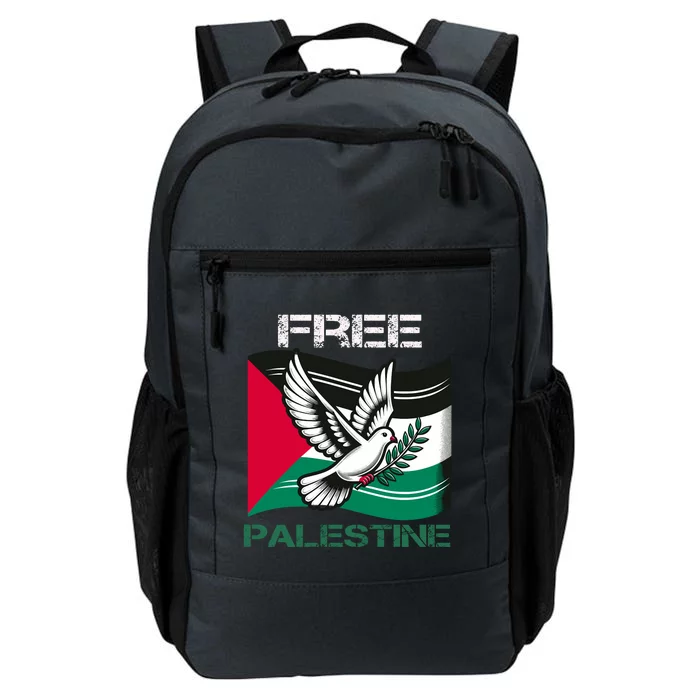 I Love Free Palestine Flag Save Gaza Strip Palestinian Daily Commute Backpack