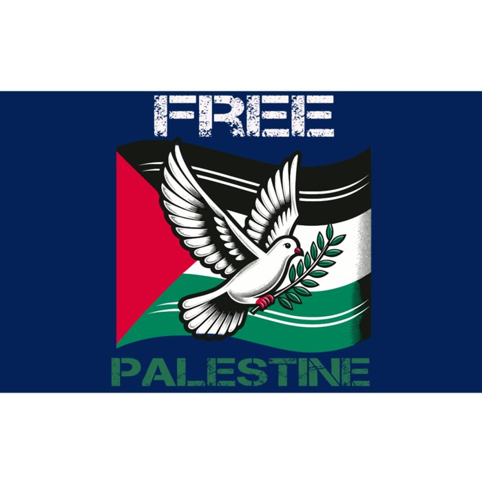 I Love Free Palestine Flag Save Gaza Strip Palestinian Bumper Sticker