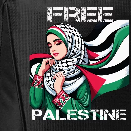 I Love Free Palestine Flag Save Gaza Strip Palestinian City Backpack