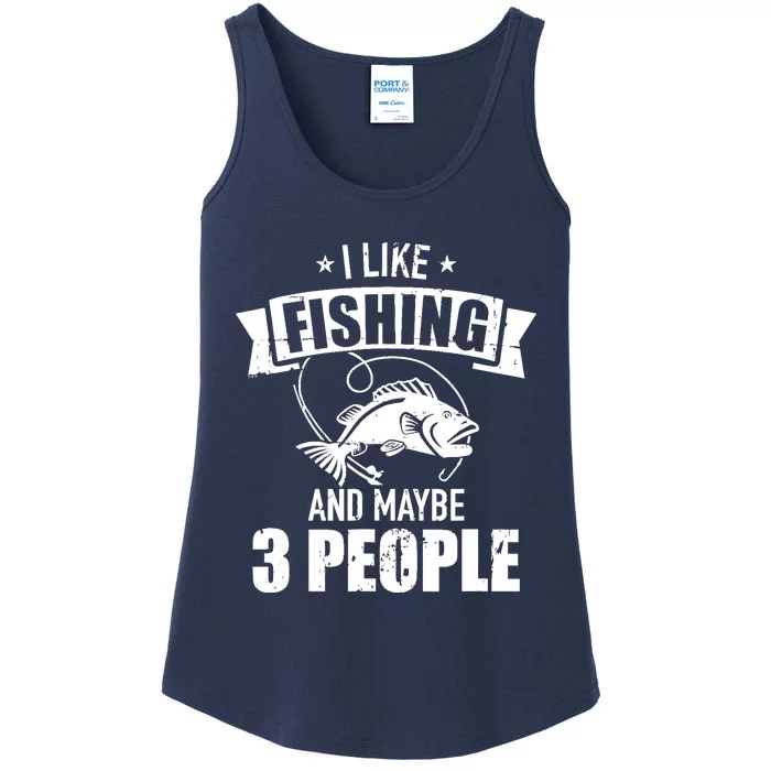 I like fishing and maybe three people Ladies Essential Tank