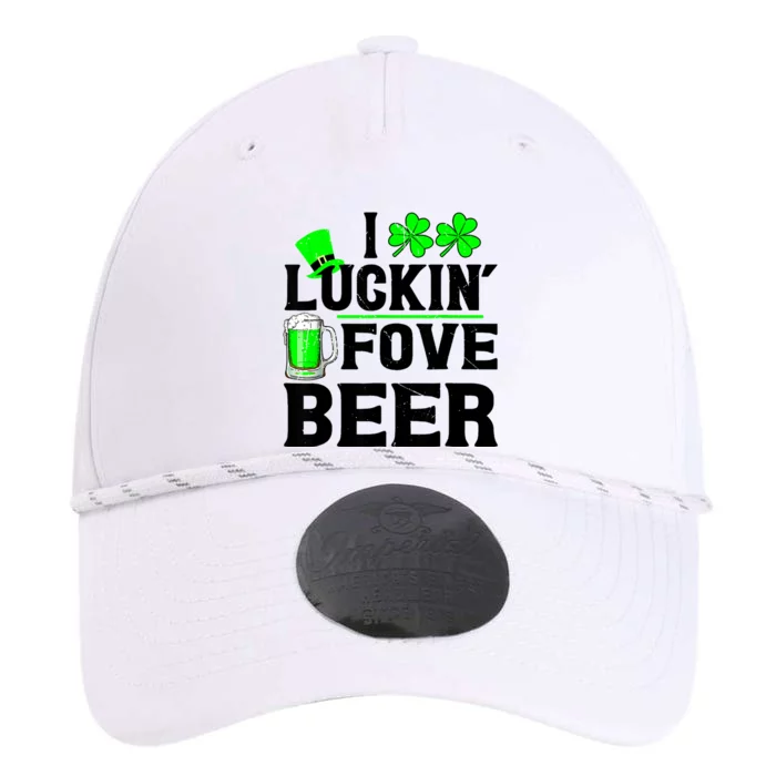 I Luckin Fove Beer St Patricks Day Likes To Drink Performance The Dyno Cap