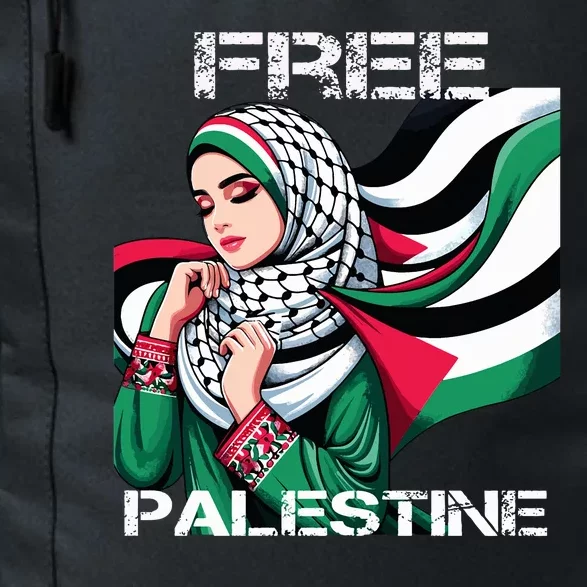 I Love Free Palestine Flag Save Gaza Strip Palestinian Daily Commute Backpack