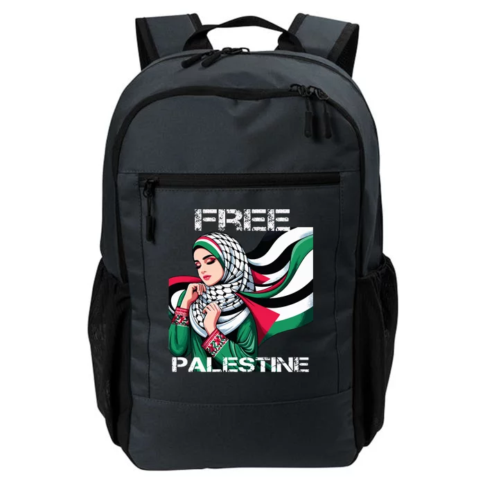 I Love Free Palestine Flag Save Gaza Strip Palestinian Daily Commute Backpack