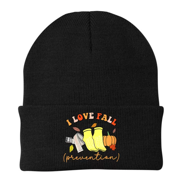 I Love Fall (Prevention) Knit Cap Winter Beanie