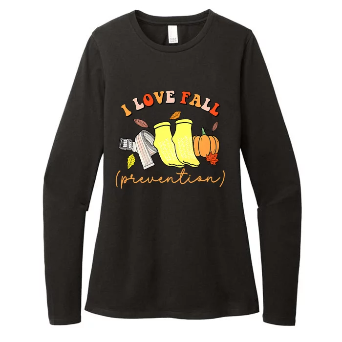 I Love Fall (Prevention) Womens CVC Long Sleeve Shirt