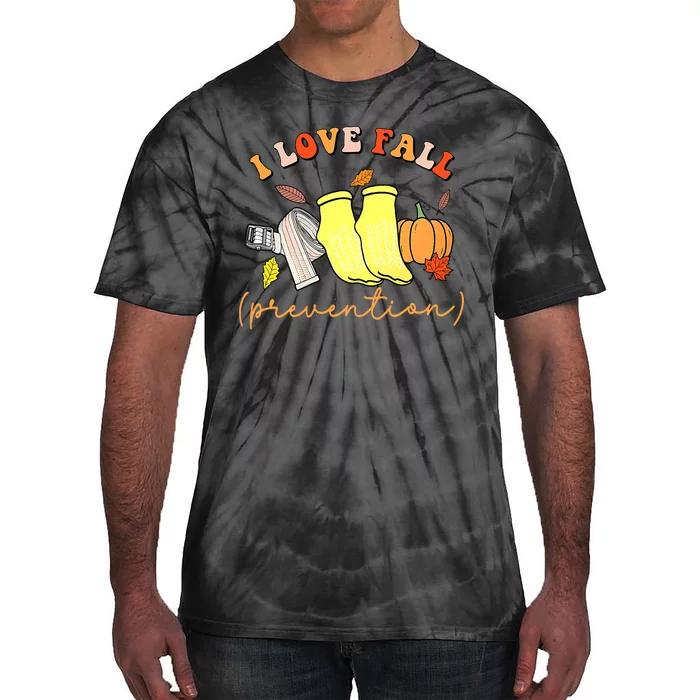 I Love Fall (Prevention) Tie-Dye T-Shirt