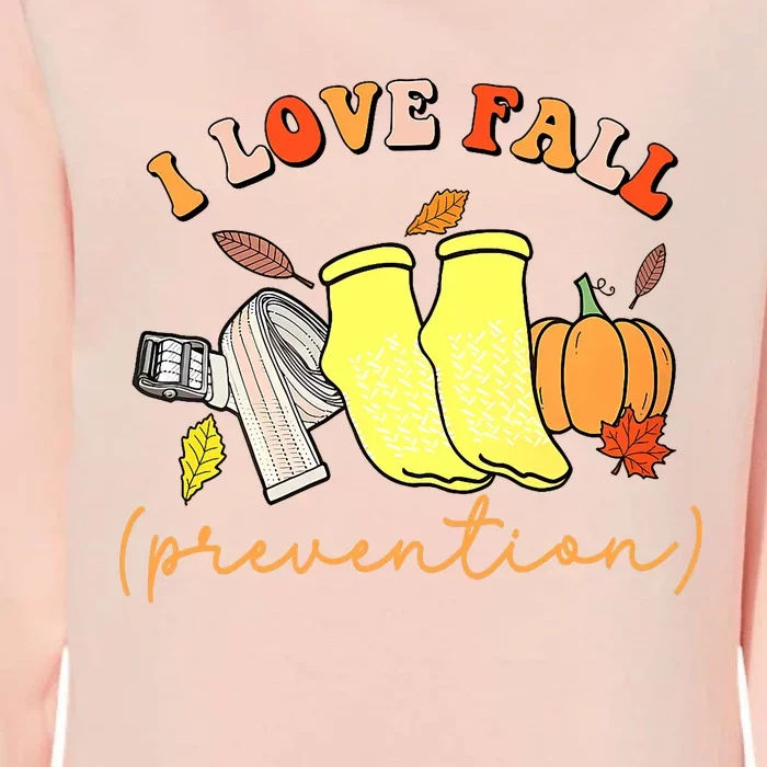 I Love Fall (Prevention) Womens California Wash Sweatshirt