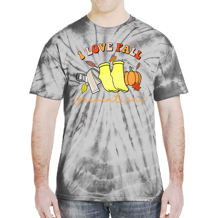 I Love Fall (Prevention) Tie-Dye T-Shirt