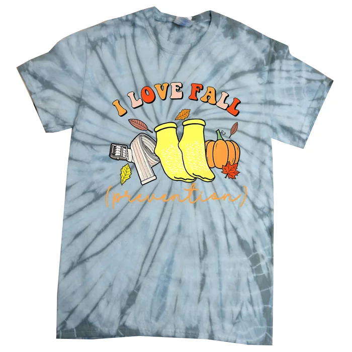 I Love Fall (Prevention) Tie-Dye T-Shirt