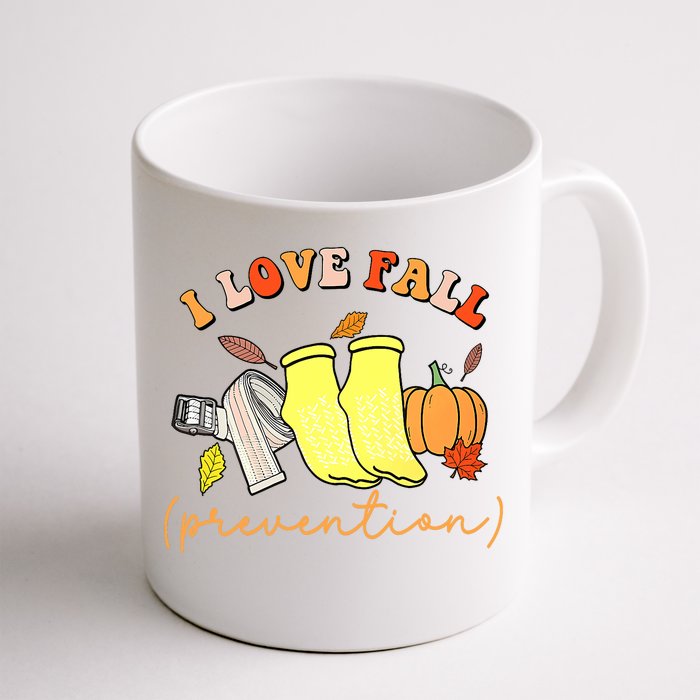 I Love Fall (Prevention) Front & Back Coffee Mug