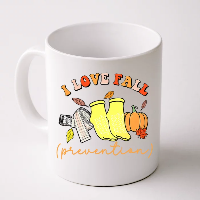 I Love Fall (Prevention) Front & Back Coffee Mug