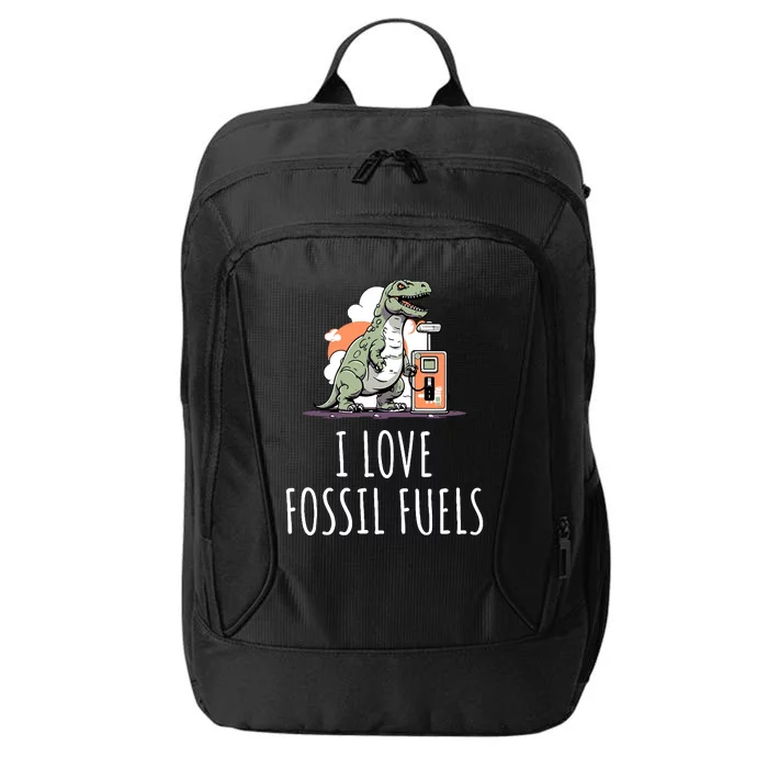 I Love Fossil Fuels City Backpack