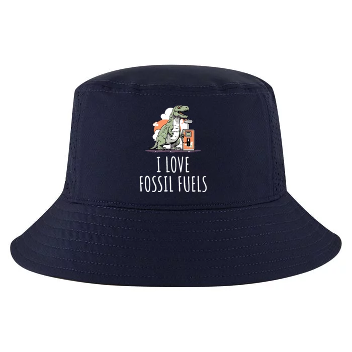 I Love Fossil Fuels Cool Comfort Performance Bucket Hat