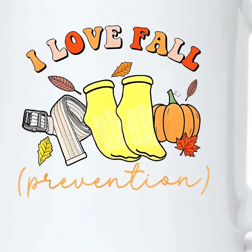 I Love Fall Prevention Thanksgiving Nurse Fall Dpt Spt Black Color Changing Mug