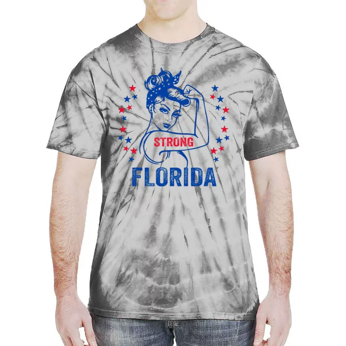 I Love Florida Strong Florida Tie-Dye T-Shirt