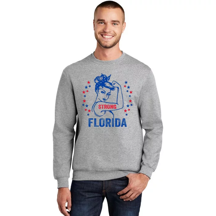 I Love Florida Strong Florida Tall Sweatshirt