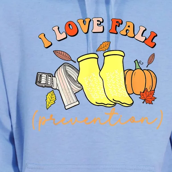 I Love Fall (Prevention) Pumkin Gift Unisex Surf Hoodie