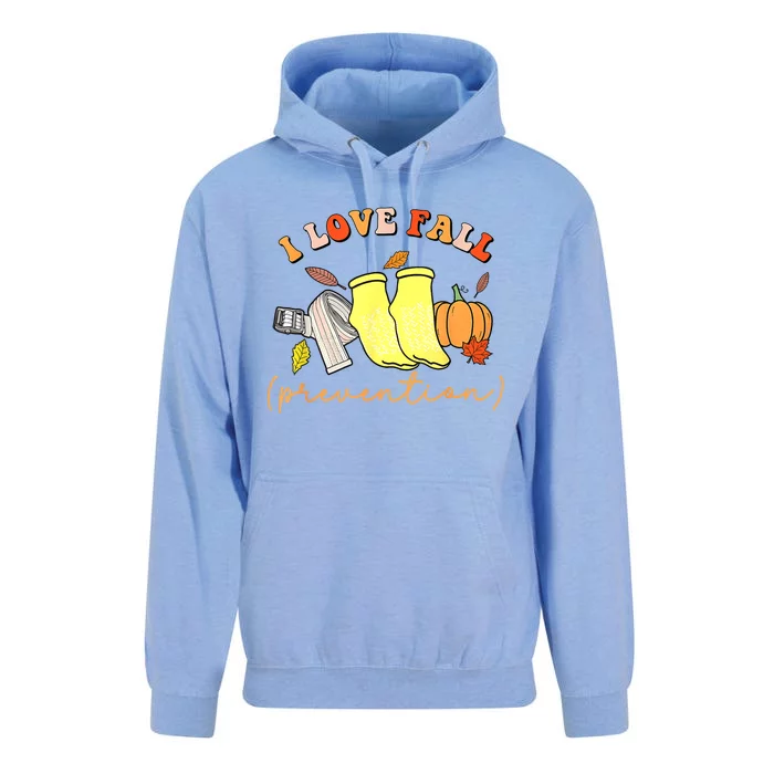 I Love Fall (Prevention) Pumkin Gift Unisex Surf Hoodie