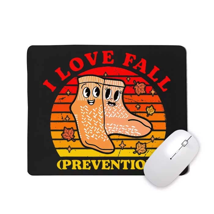 I Love Fall (Prevention) Mousepad