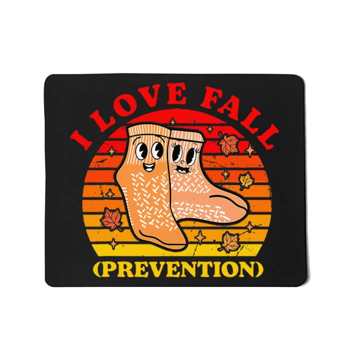 I Love Fall (Prevention) Mousepad