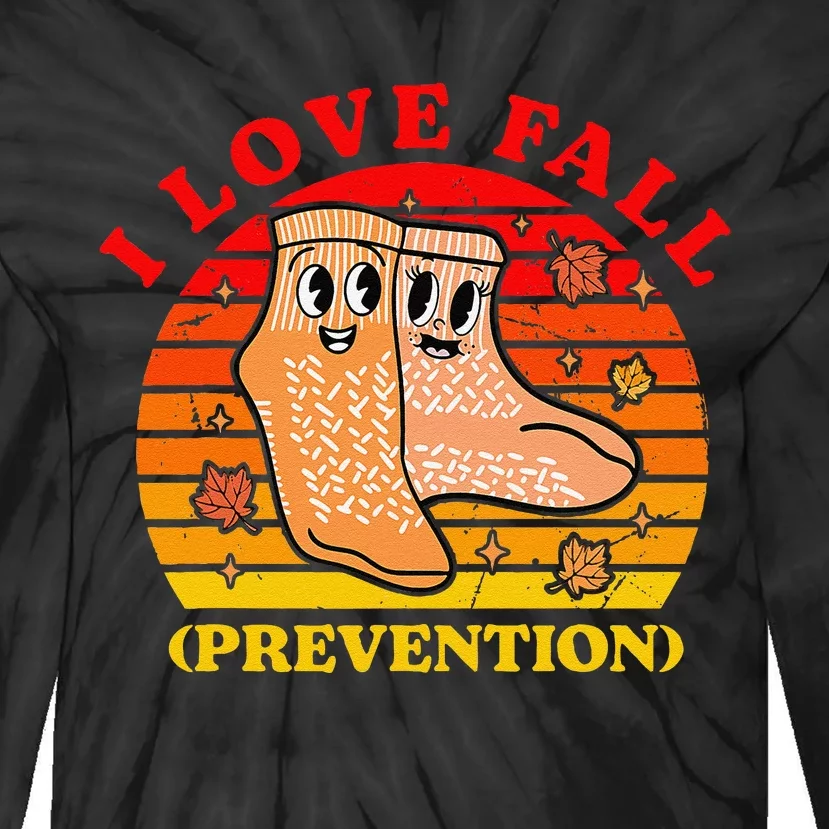 I Love Fall (Prevention) Tie-Dye Long Sleeve Shirt